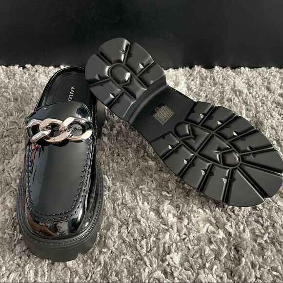 NIB Azalea Wang Platform Oxford Mules - Picture 11 of 12